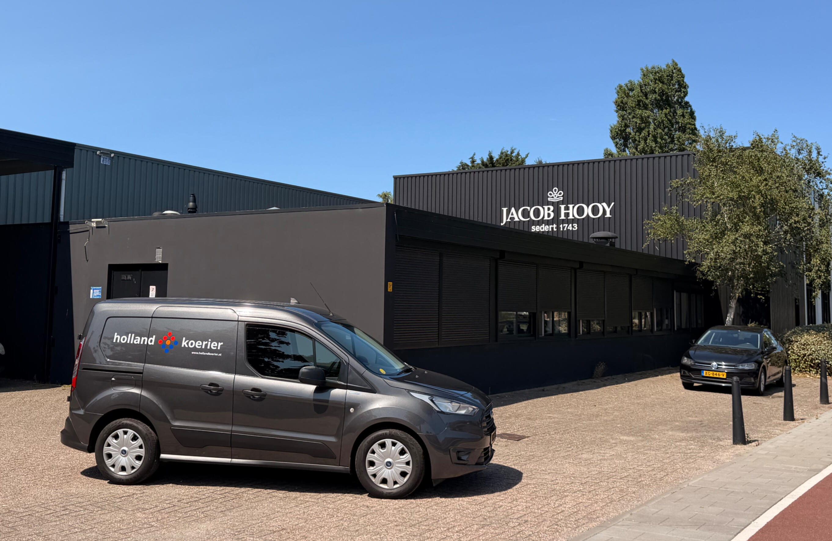 messe frankfurt auto holland koerier voor de deur van jacob hooy